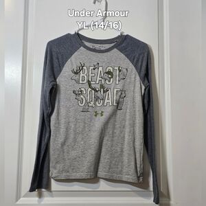 SOLD - YL (14/16) | Under Armour | boys LS shirt